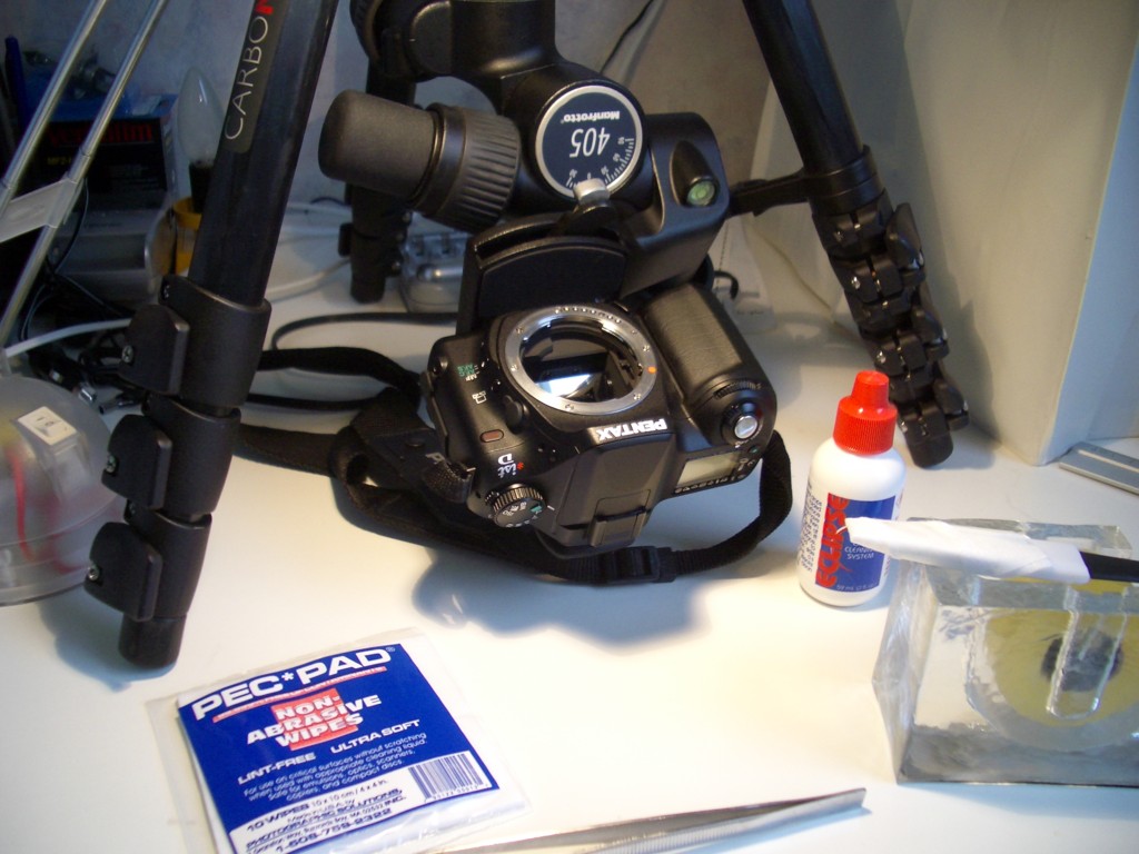 *istD sensor cleaning setup