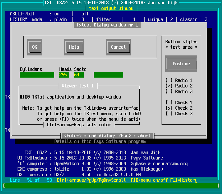 TXTest sample program